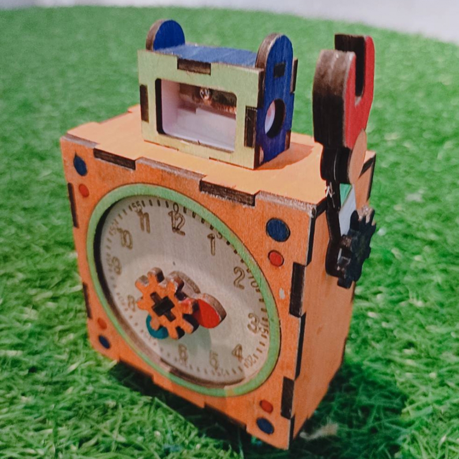 機器人削鉛筆(學時鐘)